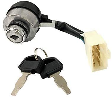 Ignition Key Switch for Harbor Freight Predator & Lifan & Wen Power Pro & All Power America 10000 12000 Watts & Smarter Tools GP3500 GP4750 GP6500 GP7500 GP9500 GP9750 Electric Start Generator Engine