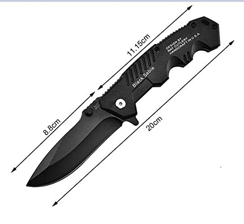 DOOM BLADE 7.87" EDC Cool Sharp Tactical Folding Pocket Knife,Spring Assisted Opening Knifes with Liner Lock,Pocketclip - Best Camping Fishing Hiking Survival Knife