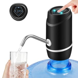 water bottle pump,5 gallon water dispenser,usb charging drinking portable electric switch for universal 3-5 gallon bottle for outdoor home office