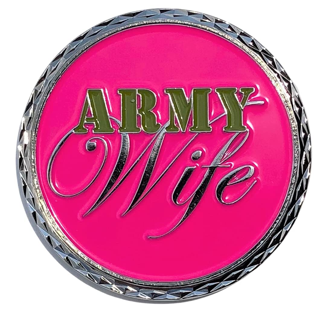 United States Army USA Proud Strong Loyal Army Wife Challenge Coin