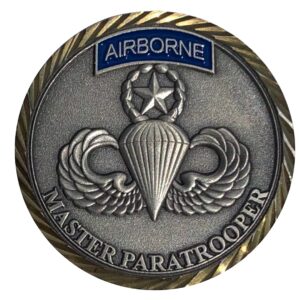 United States Army USA Airborne Master Paratrooper Challenge Coin