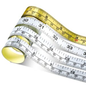 4 size workbench ruler adhesive backed tape measure waterproof sticky measuring tape in 60 inches/ 152 cm, 24 inches/ 61 cm, 12 inches/ 30 cm, 40 inches/ 101 cm ruler for work
