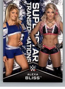 2020 topps wwe women's division superstar transformations #st-1 alexa bliss official world wrestling entertainment trading card in raw (nm or better) condition