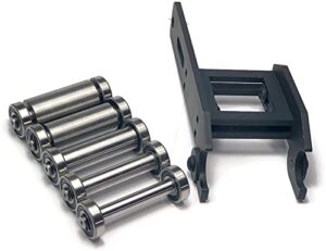 nylon-pulley belt grinder 2x72 small wheel holder set 5 sizes for knife grinders knife making, 7.8in, 7.8