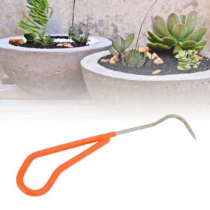 HERCHR Bonsai Tool Root Hook, Bonsai Root Rake Gardening Pick Sturdy Claw Root Hook Loosening Tool Gardening Iron Hook Bonsai Tools for Outdoor Garden Digging Cultivator Weed Remove