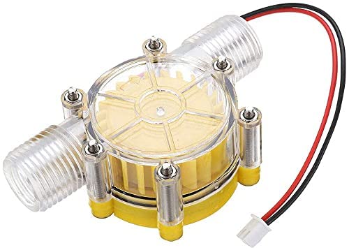 Water Flow Generator Turbine Generator Hydroelectric Micro Hydro Generator 1/2 Inch Portable Water Charger (12V)