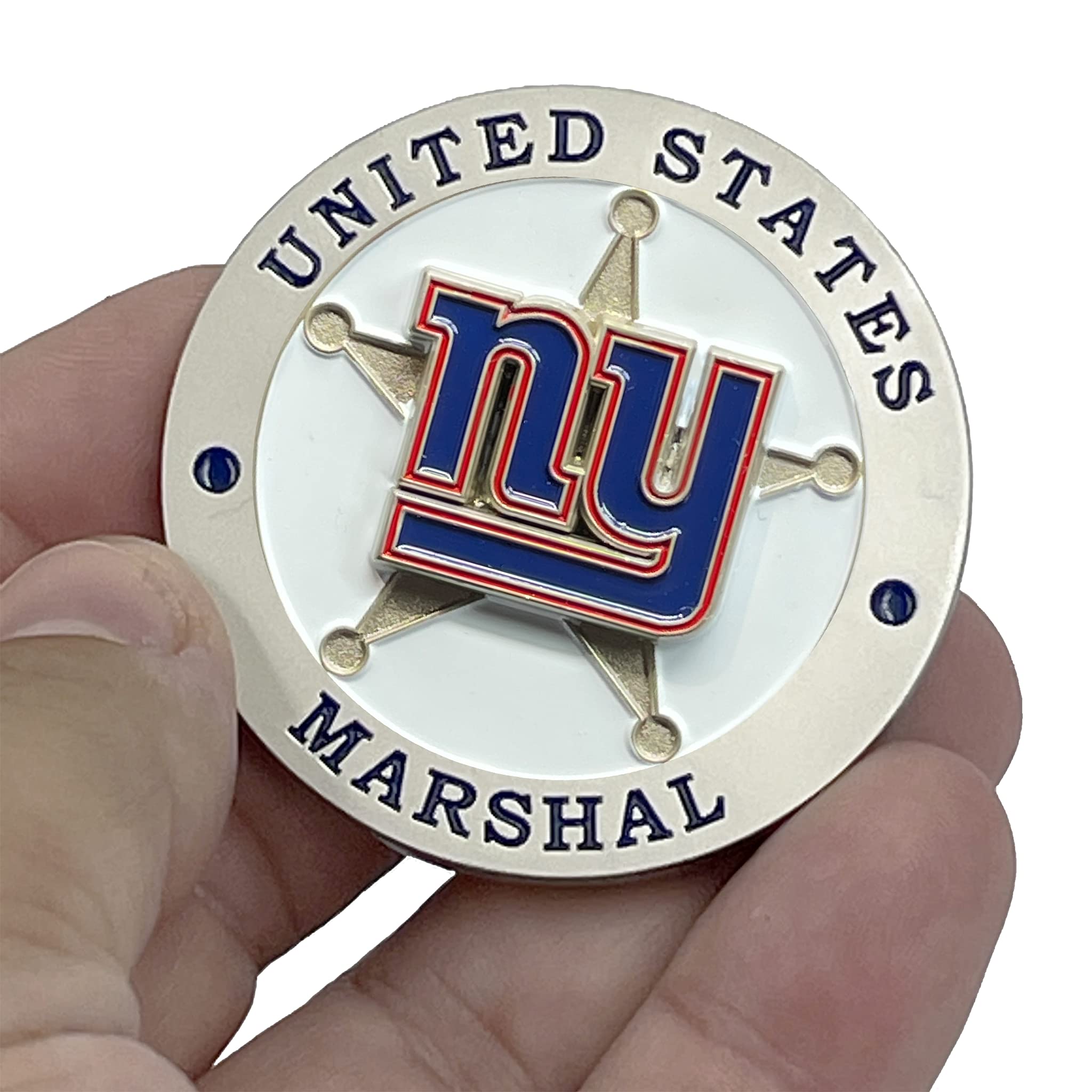 BL10-001 New York New Jersey Football United States NY US Marshal Challenge Coin Southwest District NJ