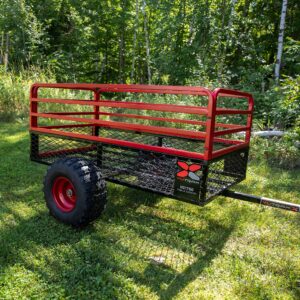 YUTRAX® HC1750 Trailer, Heavy-Duty Trailer, 1750 lb. Load Capacity, Heavy-Duty Steel Construction, Haul 28 Cub Feet, Minimal Assembly, Large Flotation Tires