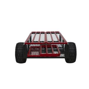 YUTRAX® HC1750 Trailer, Heavy-Duty Trailer, 1750 lb. Load Capacity, Heavy-Duty Steel Construction, Haul 28 Cub Feet, Minimal Assembly, Large Flotation Tires