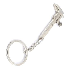 precise canada mini vernier caliper key chain ruler model pocket key ring outdoor hand tool