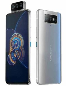 asus zenfone 8 flip zs672ks 5g dual 128gb rom 8gb ram factory unlocked (gsm only | no cdma - not compatible with verizon/sprint) international version mobile cell phone - silver