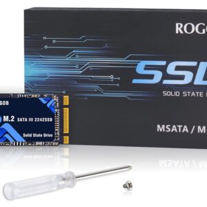 ROGOB 1TB M.2 SATA SSD 2242 NGFF B&M Key Internal Solid State Drive 6Gb/s for Desktop Laptop PC