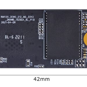 ROGOB 1TB M.2 SATA SSD 2242 NGFF B&M Key Internal Solid State Drive 6Gb/s for Desktop Laptop PC