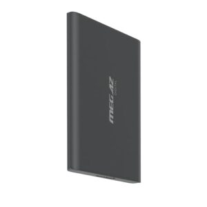 megaz digital 500gb portable external hard drive, hdd usb 3.0 compatible for pc, mac, laptop, chromebook, grey
