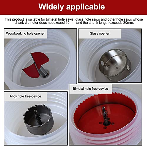 UXELY Drill Dust Collector, Hole Saw Accessories Dust Bowl Drill Bit Attachment, Dust Catcher Tool Accessory