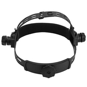 welder mask headband, plastic welding welder mask adjustable headband for solar auto darkening welding helmet accessories(black)