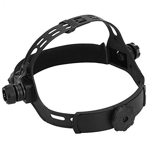 Welder Mask Headband, Plastic Welding Welder Mask Adjustable Headband for Solar Auto Darkening Welding Helmet Accessories(Black)