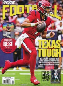 current beckett football monthly price guide magazine march 2024 49ers brock purdy