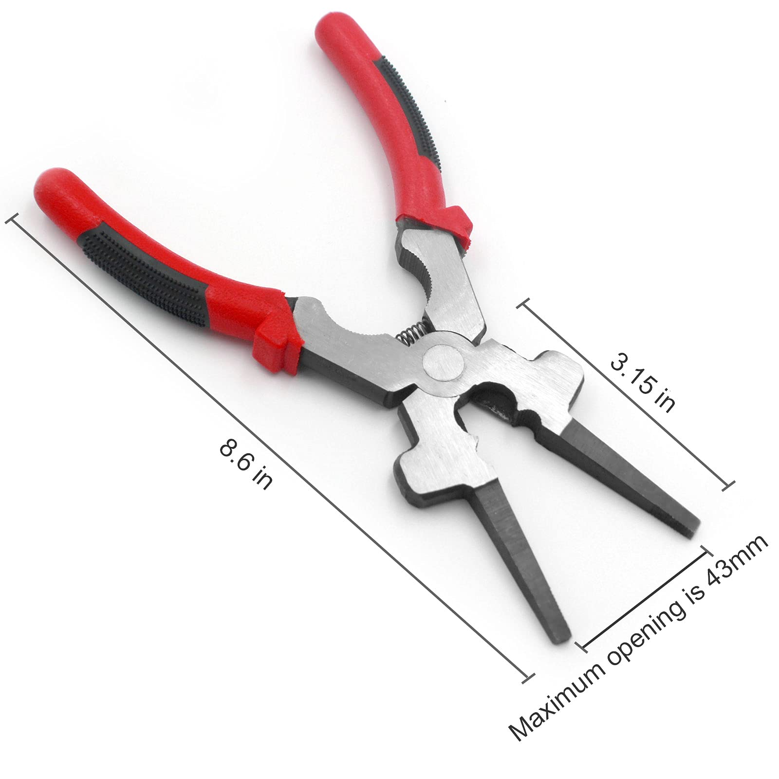 Handook Welding Pliers, 8 Inch Inch Anti-Rust MIG Welding Pliers for Professional Welding - Reliable and Durable