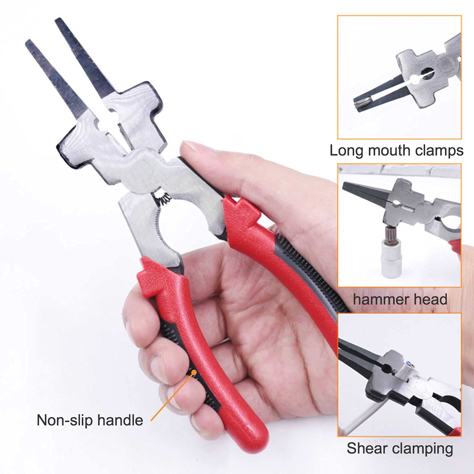 Handook Welding Pliers, 8 Inch Inch Anti-Rust MIG Welding Pliers for Professional Welding - Reliable and Durable