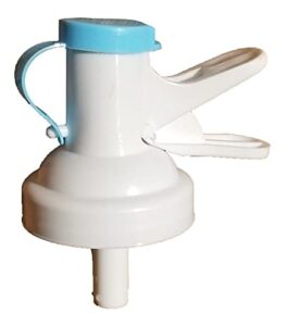 water dispenser valve for 50mm threaded top water bottle, reusable water jug cap plastic spigot faucet- (for threaded tops only) (threaded)