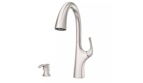 Ladera Kitchen Faucet with Soap Dispenser, F-529-7LRGS