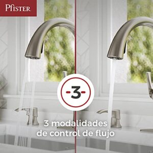 Ladera Kitchen Faucet with Soap Dispenser, F-529-7LRGS