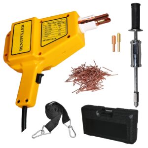 dentpuller 110v stud welder kit 1600a for auto body repair with a case,yellow