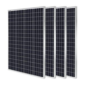 hqst 100w 12v 9bb monocrystalline solar panel,compact size module with up to 23% high efficiency,grade a+ cells,ip65 waterproof for rvs,motorhomes,cabins,marine,boat,31.8 x 20.9 x 1.18 in(new version)