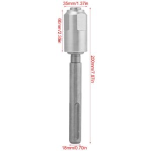 LANTRO JS SDS Max to SDS Plus Adaptor, Drill Converter Shank Quick Tool, Steel SDS Plus Chuck Adaptor FIt for All SDS Max Hammer Drill