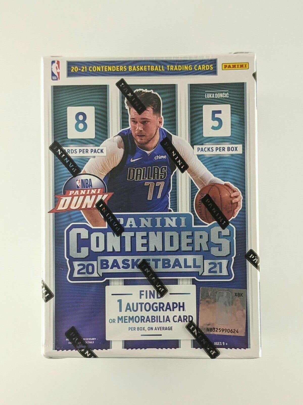 2020/21 Panini Contenders NBA Basketball BLASTER box (40 cards incl. ONE Memorabilia or Autograph card/bx)