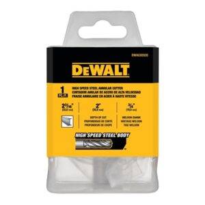 DEWALT DWAC02009 9/16" X 2" HSS ANNULAR Cutter 3/4" Weldon