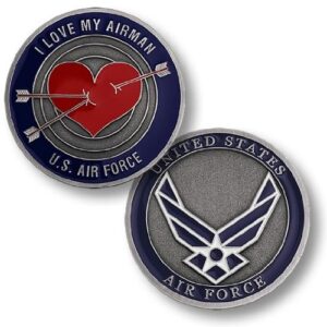 u.s. air force i love my airman challenge coin