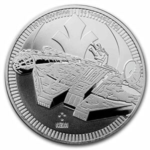 2021 no mint mark 1 oz silver $2 millennium falcon coin dollar seller uncirculated