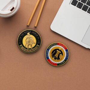 KANGHE American Military Commemorative Coin God Armor, Full-Body Armor Challenge Coin, Warrior Avenger Commemorative Armor Coin.