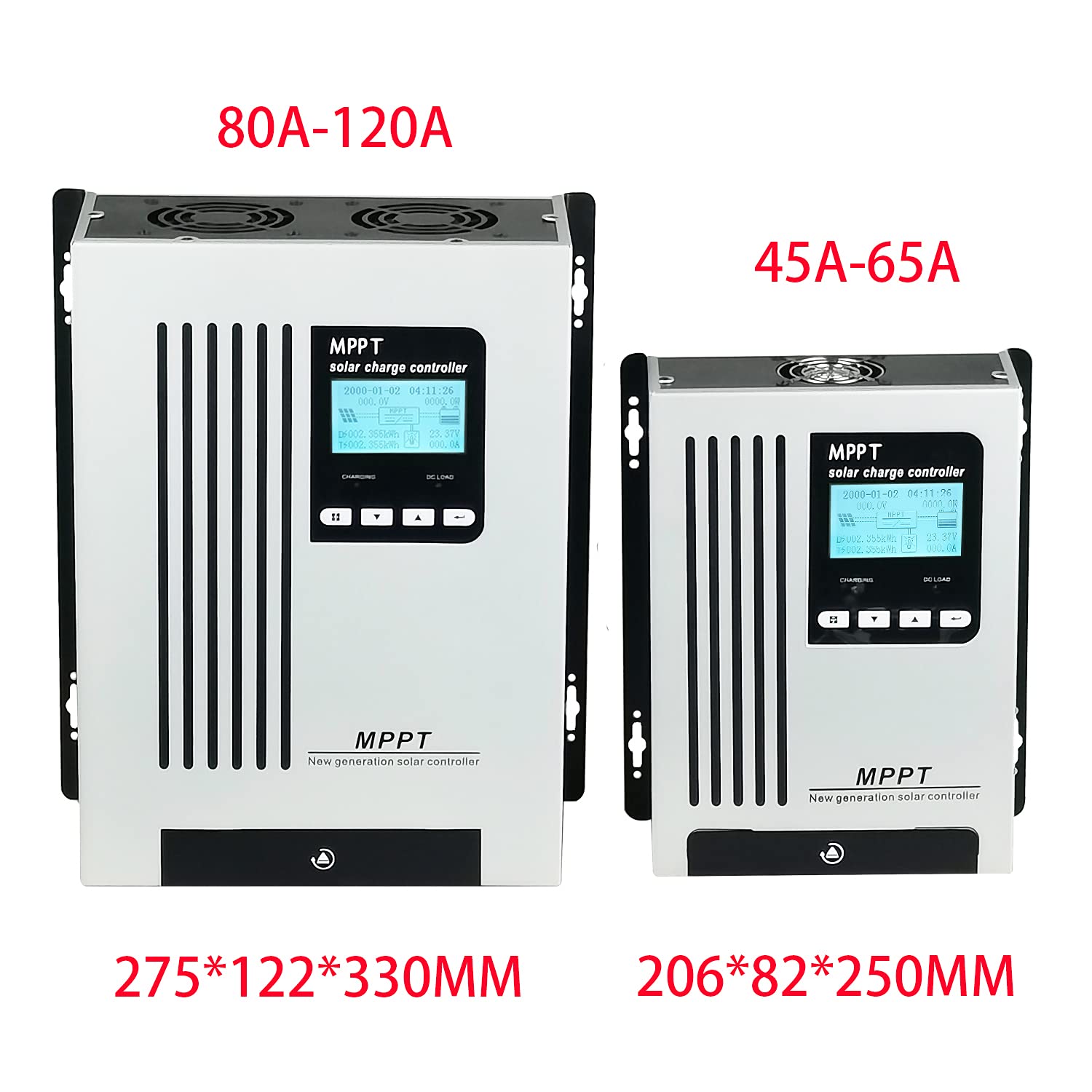 SOLAFANS 48V 65A MPPT Solar Controller auto Wake up Dead Battery DC150V 12V 24V 48V Auto Max PV Input 3560W for Selectable Batteries