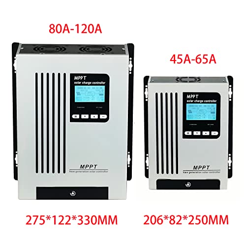 SOLAFANS 96V 65A MPPT Solar Charger 48V 60V 72V Auto Wake Up Dead Battery DC180V PV Input 6600W for Off Gird Solar System Sealed Gel AGM Flooded Lithium Battery