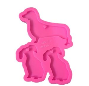 dachshund mold,dachshund family keychain mold,dachshund silicone mold,dachshundmold, dachshund resin mold, dachshund mould,dachshund chocolate mold,dachshund cake mold,dachshund candy mold