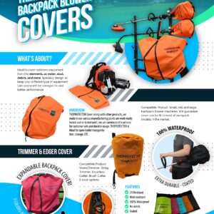 Innovative t&d Backpack Blower Cover Leaf Blower Cover, Blower Cover, Waterproof Cover, wrap