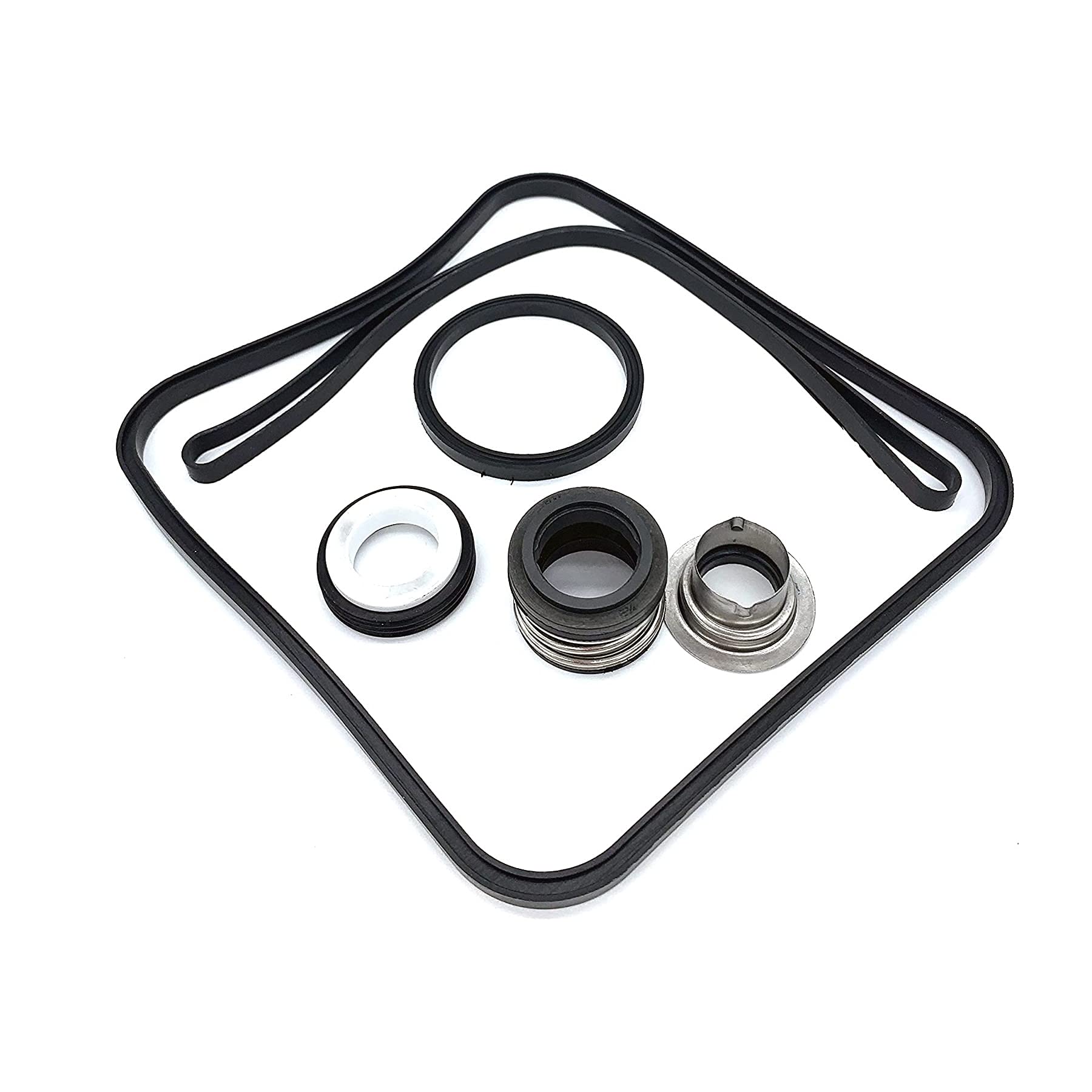 HCLLPS Super Pump Seal Replacement for Hayward Go Kit 3. All 3 Gaskets & Shaft Seal. Fits All SP1600, SP2600 in Regular, X, VSP Models. SPX1600TRA SP1600Z2 PS-201 SPX1600R SPX1600S SPX1600T Pool