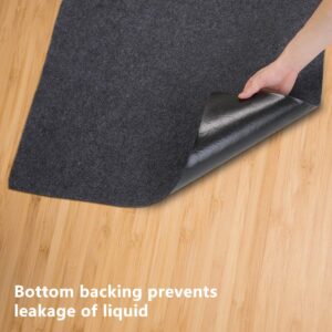 Meitola Hot Tubs Mat, Backing Prevents Liquid Penetration – Protects Floor, Contains Liquids, Anti-Slip Backing, Home Equipment mat，Protect The hot tubs from wear, Washable (90”×102”)