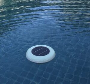 Solar Pool Ionizer for High Capacity Swimming Pool up to 45,000 Gallons - 85% Less Chlorine - 25% More ions - Kill Algae - Longer Lasting Copper Anode - Keep Water Crystal Clear (Blue)