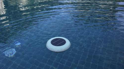 Solar Pool Ionizer for High Capacity Swimming Pool up to 45,000 Gallons - 85% Less Chlorine - 25% More ions - Kill Algae - Longer Lasting Copper Anode - Keep Water Crystal Clear (Blue)