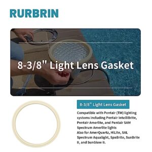 (1PCS) 8 3/8" 79101600z Light Lens Gasket for Pentair AmerLite Sam 79101600 IntelliBrite 79104800 Pool Lights