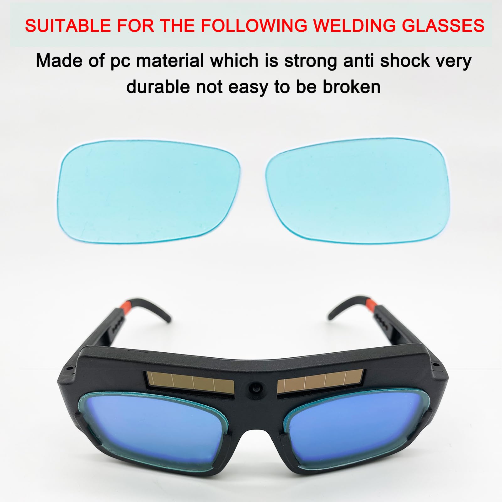 Melgweldr Welding Glasses Auto Darkening,Solar Powered Welding Goggles,Adjustable, Lightweight,Welder Goggle Anti-Flog Anti-Glare Protective Goggles