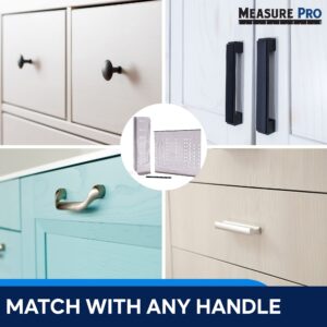 Cabinet Door & Drawer Hardware Installation Template Kit by MeasurePro - Made in The USA