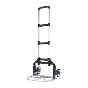 APOLLOLIFT Folding Hand Trucks, Stair Climbing Cart Heavy DutyPortable Folding Trolley for Upstairs Cargo Transportation, Adjustable Telescoping Handle 150lb Capacity | 39 Inch Tall Hand