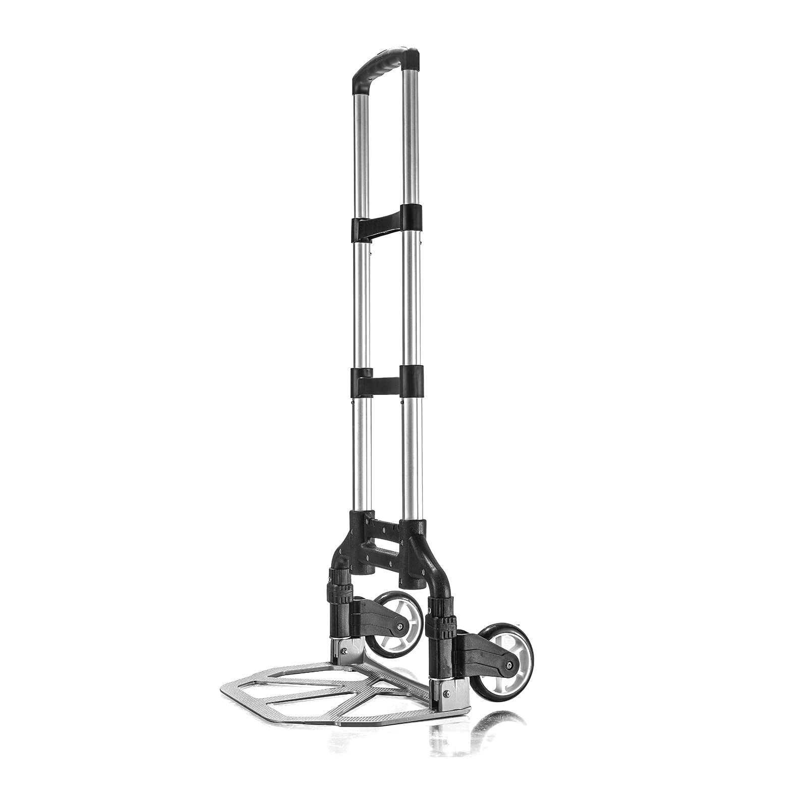 APOLLOLIFT Folding Hand Trucks, Stair Climbing Cart Heavy DutyPortable Folding Trolley for Upstairs Cargo Transportation, Adjustable Telescoping Handle 150lb Capacity | 39 Inch Tall Hand