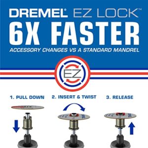 Dremel Max Life EZ545HP 1-12" (38.1mm) High Performance Diamond Wheel , Blue