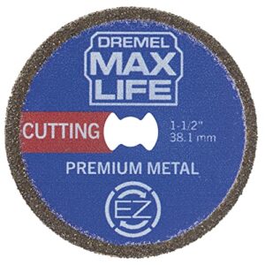 dremel max life ez506hp 1-12“ (38.1mm) high performance premium metal cutting wheel, blue